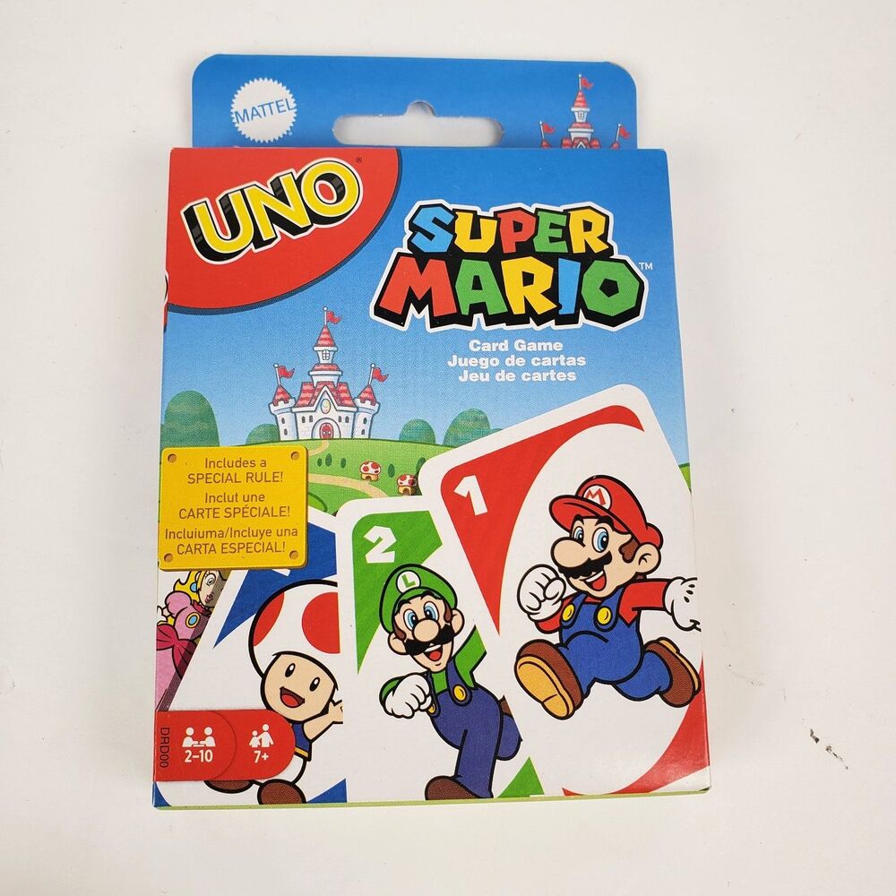 UNO SUPER MARIO Edition‎ Card Game Mattel Nintendo